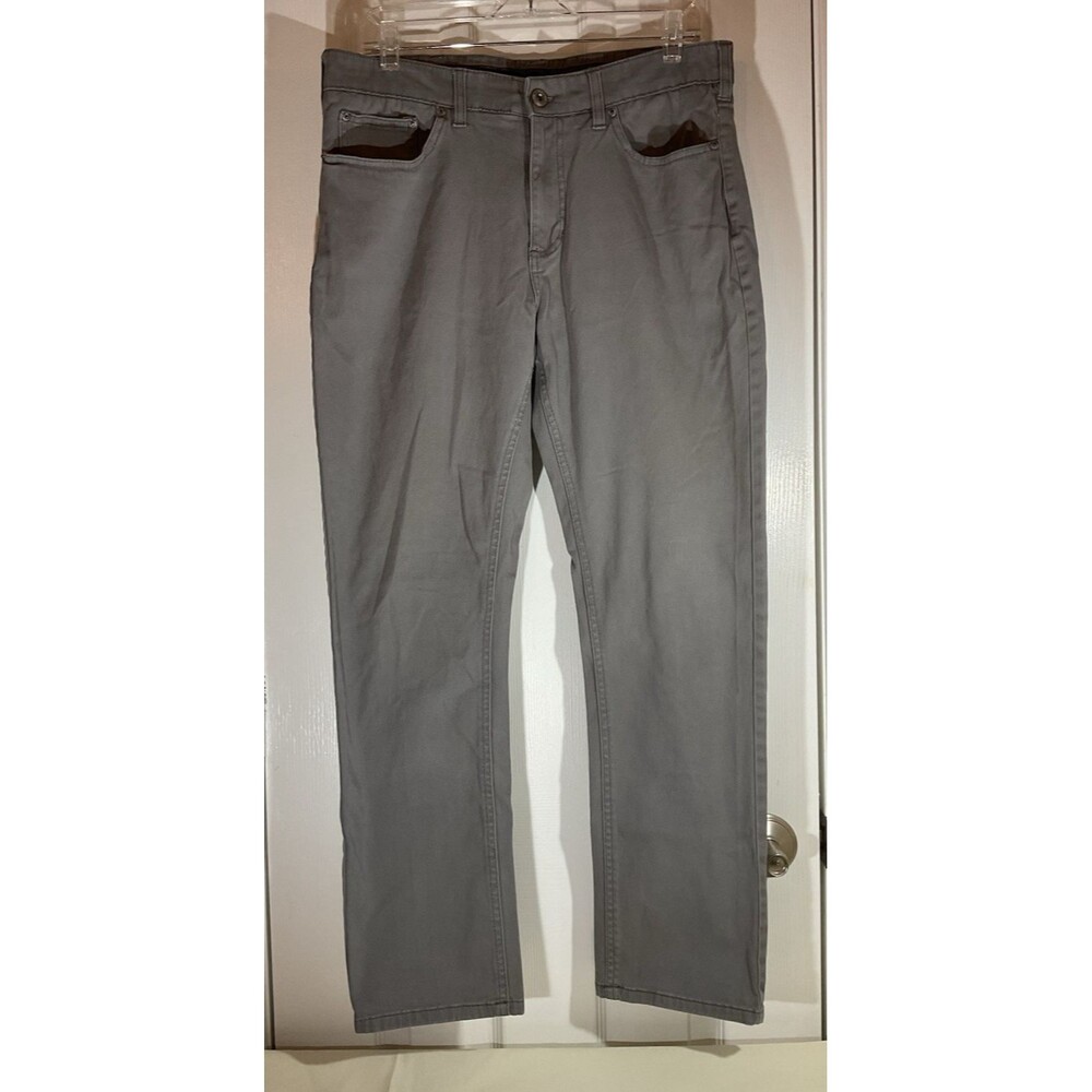 Iron Co Gray Relaxed Jeans Men's Size 32/30 Straight Leg Stretch Cotton Blend